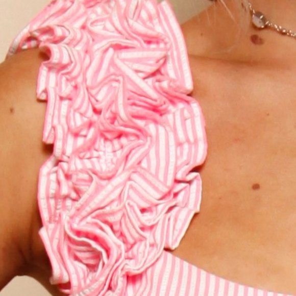 Lily Pulitzer Pink Sear Sucker Dress - Picture 2 of 4